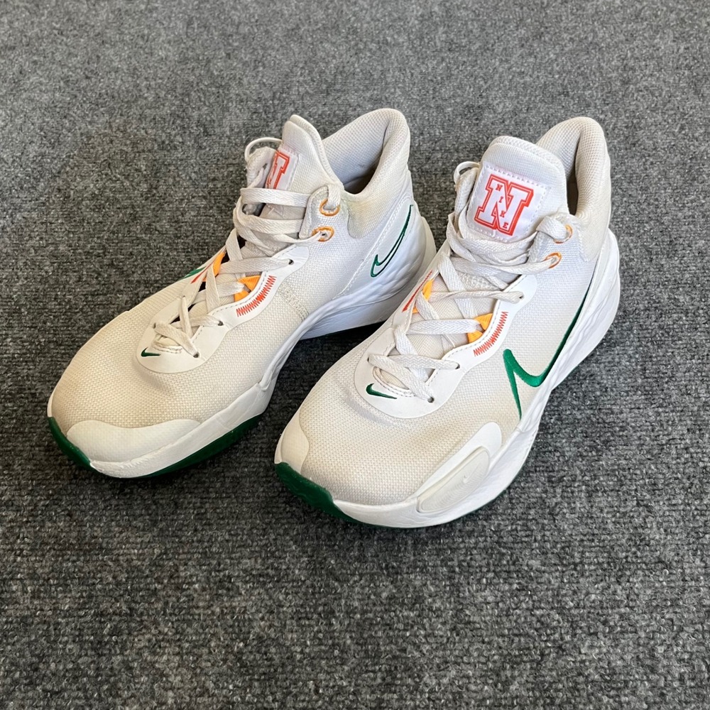 Nike Giannis Immortality 3 White Green Orange Basketball Shoes Mens 7.5